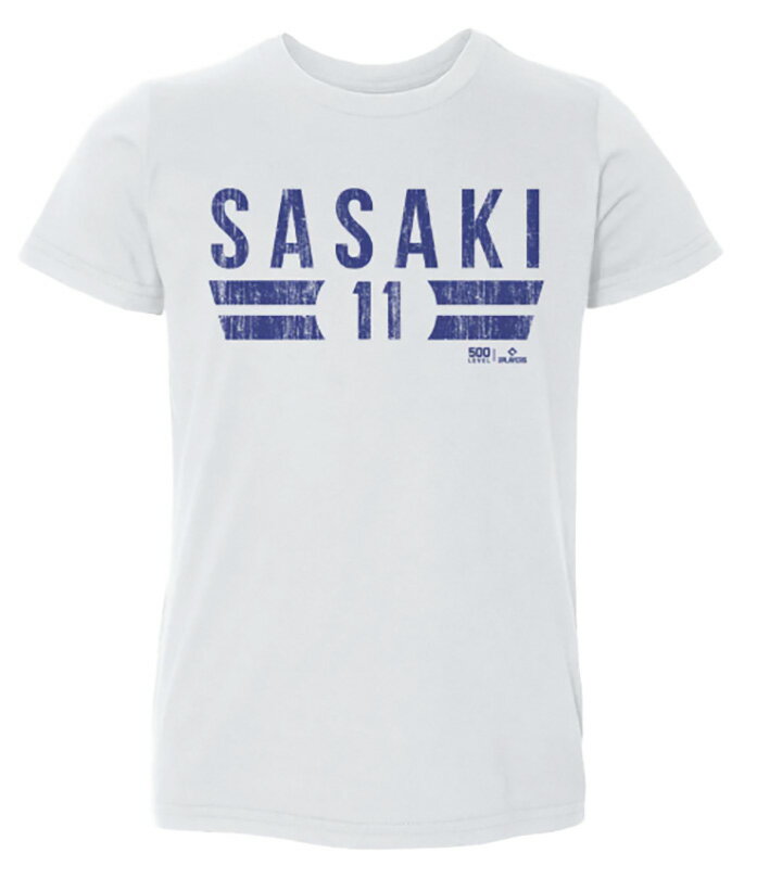【子ども用】佐々木朗希 ドジャース 野球 子供用 Tシャツ 半袖 キッズ メジャーリ...