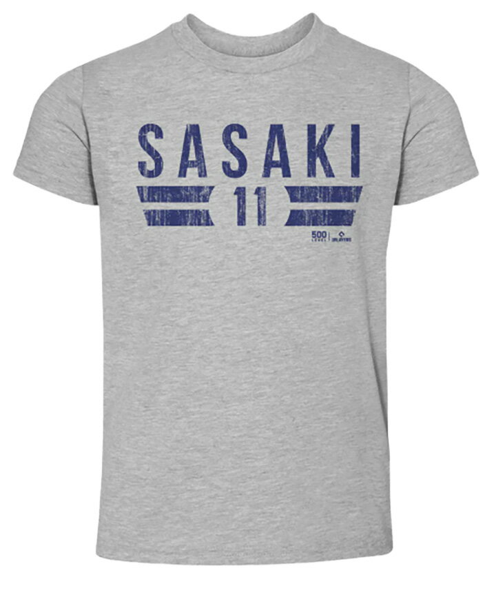 【子ども用】佐々木朗希 ドジャース 野球 子供用 Tシャツ 半袖 キッズ メジャーリ...