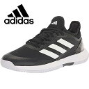 Adidas AfB_Xadidas adizero Ubersonic 4.1 Bk/White/Grey Mens Shoe Y ejXV[Y (COKi) ^C ejX YV[Y jp