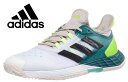 Adidas adidas adizero Ubersonic 4.1 White/Quartz Womens Shoe fB[X ejXV[Y (COKi) ^C ejX fB[XV[Y p