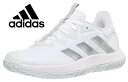 ★Adidas アディダス★ adidas SoleMatch Control White/Silver Womens Shoeテニスシューズ (海外正規品) 耐久性のあるテニスシューズをお探しのプレーヤーはここで見つけることができます。 快適さとサポートを融合したアディダス ソールマッチ コントロールは、耐久性に優れているだけでなく、リサイクル素材で作られています。 フルレングスのBounceミッドソールは快適さと反発力を提供し、サンドイッチメッシュアッパーは通気性とサポート性に優れています。 耐久性を高めるために、リサイクルされたブースト素材が摩耗しやすい場所に戦略的に配置されており、アウトソールは、アウトソールがすぐに摩耗する傾向があるプレーヤー向けに摩耗性の高いゴムコンパウンドで作られており、ハードコートで理想的なトラクションを発揮する独自のデザインが特徴です。 【詳細】： ・アッパー:サンドイッチメッシュアッパーとタンが通気性とサポートを提供し、リサイクルされたBoost素材が戦略的に配置され、摩耗しやすいエリアの保護を強化します。 ・ミッドソール:フルバウンス ミッドソールは、ステップごとにエネルギーを与えるクッショニングを提供し、リサイクルされた Boost 素材と組み合わせて、摩耗の激しいエリアでの耐久性を向上させます。 ・アウトソール:ハードコートでの耐久性とトラクションを実現する革新的なデザインの究極の高耐摩耗性 Adiwear ラバー ・商品カラー：ホワイト/シルバー ※その他テニス商品はこちら※ ※その他アディダス商品はこちら※ ※モニターの見え方により画像の色と実物の色が若干異なる場合がございます。・当店でご購入された商品は、「個人輸入」としての取り扱いになり、アメリカから、あるいは日本の物流倉庫からお客様のもとへ直送されます。・通常の個人輸入の場合は関税、消費税、通関手数料等が別途請求される場合があります。しかし当店では、お客様が安心して購入できるように、当店がそれらの諸経費を支払いますので、別途請求されることはありません。・個人輸入される商品は、すべてご注文者自身の「個人使用・個人消費」が前提となります。ご注文された商品を第三者へ無償で贈答することはできますが、商用目的に転売することは法律で禁止されております。