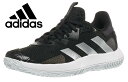 Adidas adidas SoleMatch Control Black/Silver Womens Shoe fB[X ejXV[Y (COKi) ^C ejX fB[XV[Y p