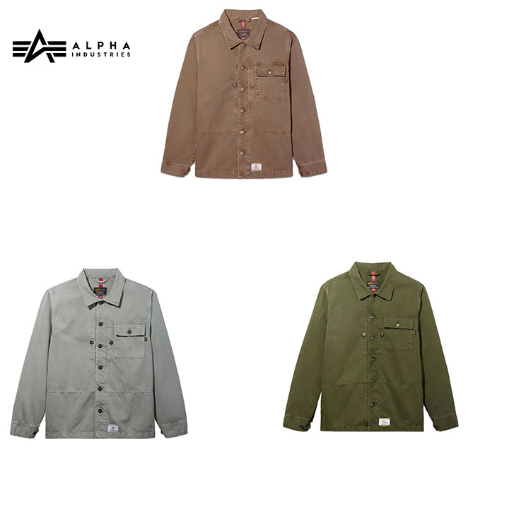 乐天商城 - アルファインダストリー ALPHA INDUSTRIES P44 MOD SHIRT JACKET ジャケット メンズ　冬物 msu52000c1