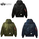 アルファインダストリー ALPHA INDUSTRIES L-2B HOODED GEN II BOMBER JACKET ジャケット メンズ 冬物 ujl52000c1