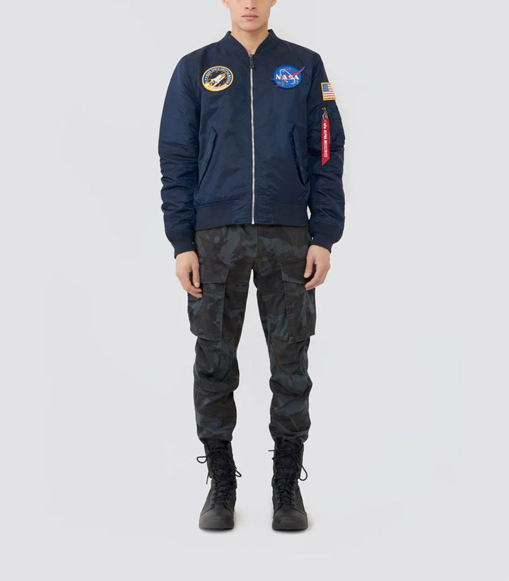 アルファインダストリー ALPHA INDUSTRIES L-2B NASA MEN'S BOMBER JACKET ジャケット メンズ 冬物 mjl47020c1