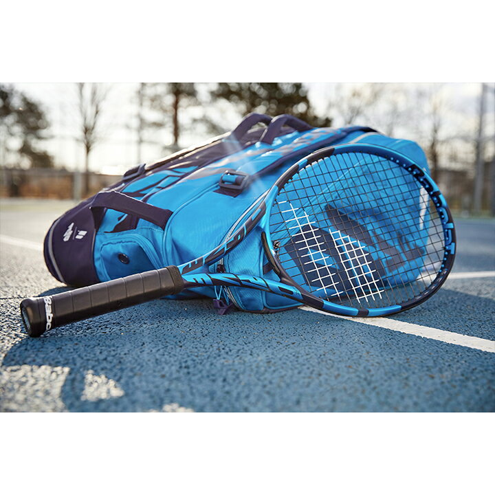 バボラピュアドライブ PURE DRIVE 2021 LITE ライト (101443) 280g 軽い 硬式テニス ラケット黒 メタリックブルー サイドバンパー テニスラケット送料無料 オールラウンド