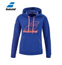 Babolat バボラ Exercise Hood Sweat エクササイズ フード スウェット (海外正規品) 4WTD041 フーディー 運動着 アクティブウェア スポーツ 運動 女性用 レディース テニス オールスポーツ 練習着