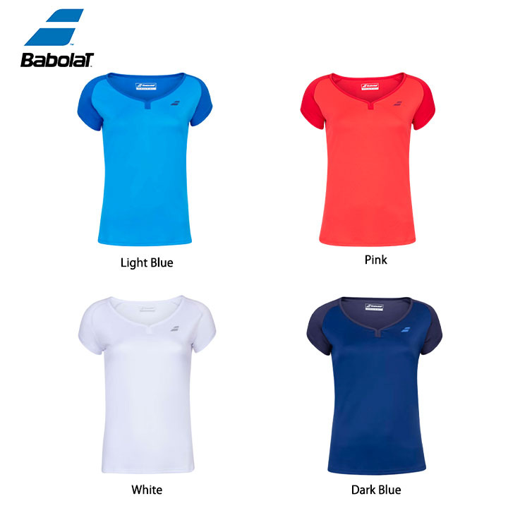 Babolat バボラ Play Cap Sleeve Top プレイキャップスリーブ Tシャツ 女の子用 (海外正規品) 3GP1011 トップス 運動着 アクティブウェ..