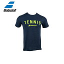 Babolat バボラ Tennis Logo Teeテニスロゴ Tシャツ メンズ (海外正規品) 911066 トップス 運動着 アクティブウェア スポーツ 運動 テニス オールスポーツ 練習着
