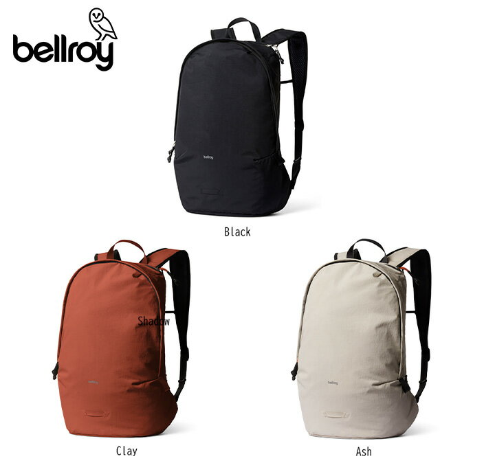 ★Bellroy ベルロイ ★ ・柔らかく耐久性があり、汚れに強い新素材を採用 ・軽量ファブリック ・折りたたみやロール収納が可能で、旅行時のパッキングに便利 ・内部ドキュメントスリーブ ・キークリップ付きエレベーテッドエッセンシャルポケット ・ストレッチボトルポケット ・止水ジッパー付き立体サングラスポケット ・パッド入りで通気性の高いメッシュバックパネル＆ショルダーストラップ ・調整・取り外し可能なスターナムストラップ ・複数のアクセサリーアタッチメントループ ・バイクライト用ループ内蔵 ・掴みやすいジッパープル ・メイン素材：Dura Lite Nylon ・内部Apple AirTag用スリップポケット 【製品サイズ・容量】 ・容量：約20 L ・重量：約349 g ・外寸：約47 × 35 × 14 cm ・ストラップ長さ：約40〜57 cm ・バックパネル長さ：約46 cm ※その他ベルロイ商品はこちら※ ※モニターの見え方により画像の色と実物の色が若干異なる場合がございます。商品説明のため、違うカラーの商品画像を使用している場合がございます。・当店でご購入された商品は、「個人輸入」としての取り扱いになり、アメリカから、あるいは日本の物流倉庫からお客様のもとへ直送されます。・通常の個人輸入の場合は関税、消費税、通関手数料等が別途請求される場合があります。しかし当店では、お客様が安心して購入できるように、当店がそれらの諸経費を支払いますので、別途請求されることはありません。・個人輸入される商品は、すべてご注文者自身の「個人使用・個人消費」が前提となります。ご注文された商品を第三者へ無償で贈答することはできますが、商用目的に転売することは法律で禁止されております。