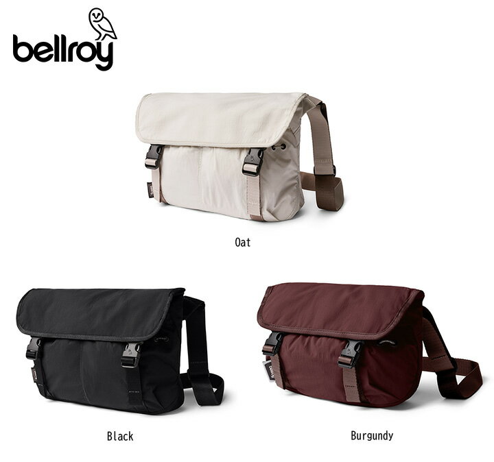 ★Bellroy ベルロイ ★ ・サイドバックル付きメインフラップ開閉 ・荷物の出し入れがしやすいワイドマウス開口部 ・アジャスタブルウェビングショルダーストラップ ・超軽量構造 ・貴重品収納に便利なフロントジップポケット ・タブレット対応インナージップポケット ・カバー付き14インチノートPCをメイン収納部に収納可能 ・キー フック付きデュアル外部ストレッチポケット（エラスティックギャザー仕様） ・ラゲージパススルー ・YKKロッキングジッパー ・耐水仕様 ・メイン素材：Relaxo Weave ・内部Apple AirTag用スリップポケット 【製品サイズ・容量】 ・容量：約12 L ・重量：約400 g ・外寸：約37 × 30 × 8 cm ※その他ベルロイ商品はこちら※ ※モニターの見え方により画像の色と実物の色が若干異なる場合がございます。商品説明のため、違うカラーの商品画像を使用している場合がございます。・当店でご購入された商品は、「個人輸入」としての取り扱いになり、アメリカから、あるいは日本の物流倉庫からお客様のもとへ直送されます。・通常の個人輸入の場合は関税、消費税、通関手数料等が別途請求される場合があります。しかし当店では、お客様が安心して購入できるように、当店がそれらの諸経費を支払いますので、別途請求されることはありません。・個人輸入される商品は、すべてご注文者自身の「個人使用・個人消費」が前提となります。ご注文された商品を第三者へ無償で贈答することはできますが、商用目的に転売することは法律で禁止されております。
