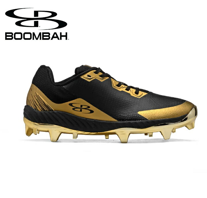 ブーンバー Boombah メンズインパルスピュアニットSEモデルクリート Mens Impulse Pureknit SE Molded Cleat メタリックゴールド 野球スパイク 野球 スパイク ベースボール スポーツ 運動 シューズ 靴