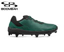 ブーンバー Boombah メンズインパルスモールドクリート Mens Impulse Pureknit Molded Cleat ダークグリーンブラック 野球スパイク 野球 スパイク ベースボール スポーツ 運動 シューズ 靴