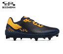 ブーンバー Boombah メンズインパルスモールドクリート Mens Impulse Pureknit Molded Cleat ネイビーゴールド 野球スパイク 野球 スパイク ベースボール スポーツ 運動 シューズ 靴