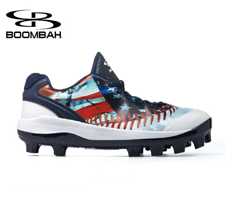 ブーンバー Boombah メンズダートUSAフラッグモールドクリート Mens Dart USA Flag Molded Cleat 野球スパイク 野球 スパイク ベースボール スポーツ 運動 シューズ 靴