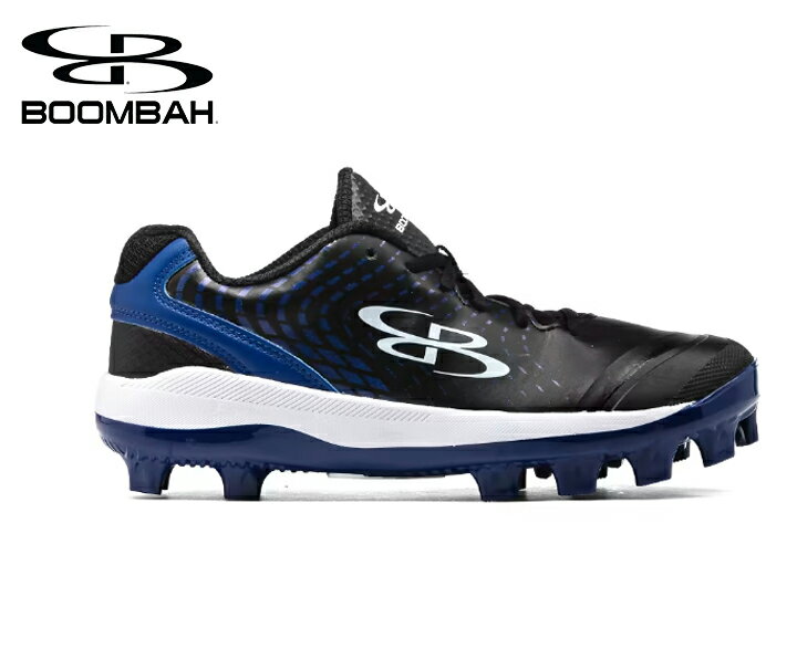 ブーンバー Boombah メンズダートパースートモールドクリート Mens Dart Pursuit Molded Cleat ブラックロイヤルブルーホワイト 野球スパイク 野球 スパイク ベースボール スポーツ 運動 シューズ 靴