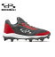 ブーンバー Boombah メンズラプターチョイスモールドクリート Mens Raptor Choice Molded Cleat チャコールレッドホワイト 野球スパイク 野球 スパイク ベースボール スポーツ 運動 シューズ 靴