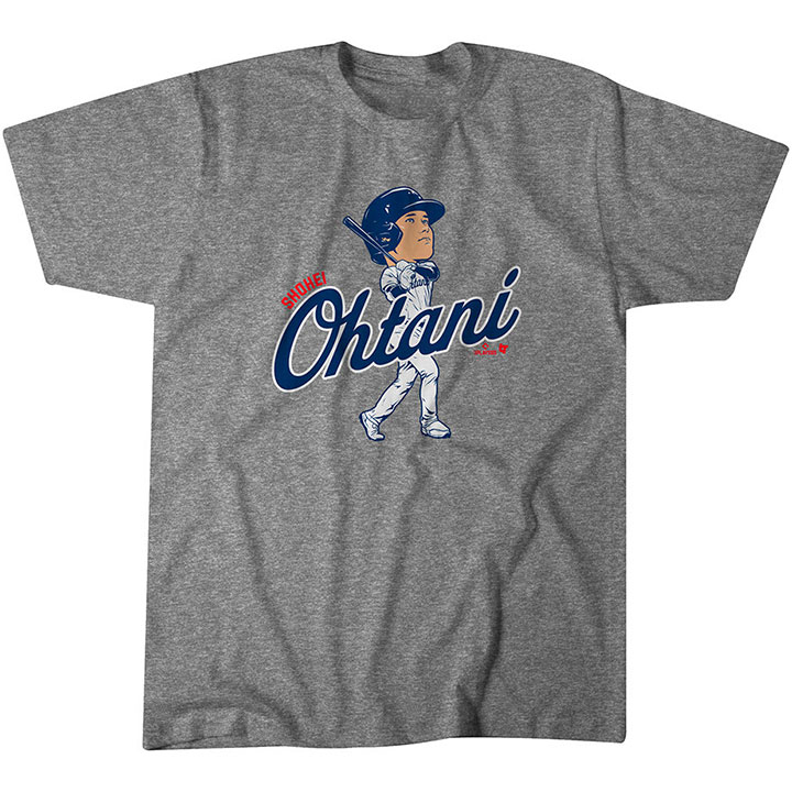 【日本未発売 】 Breaking T 大谷 翔平 野球 Tシャツ 半袖 メンズ ドジャース メジャー MLB SHOHEI OHTANI BATTING CARICATURE