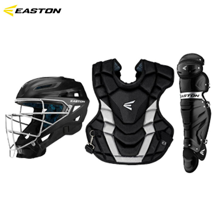 【USA物】イーストン EASTON 野球 キャッチャー防具セット ゲームタイム Gametime 少年硬式 リトルリーグ用 9歳〜12歳 ブラック