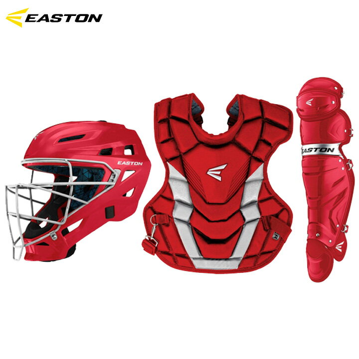 【USA物】イーストン EASTON 野球 キャッチャー防具セット ゲームタイム Gametime 少年硬式 リトルリーグ用 9歳～12歳 レッド