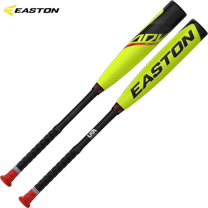 USA物【送料無料】 イーストン EASTON 野球 リトルリーグ バット ADV 360 (-10) 少年硬式 新基準 適合マーク入り