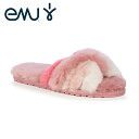 EMU Australia Corella ピンク W12684 エミュー オーストラリア シープスキン ムートン ふわふわ サンダル 靴 ウィメンズ レディー...