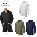 【USA物】EVOSHIELD エボシールドMENS FULL ZIP HOODIE TEE 野球 練習着 トレーニング ロングスリーブ フーディー 大人用 (wb60154)