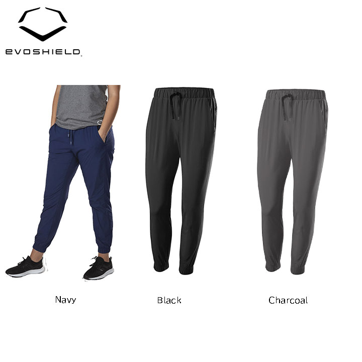 【USA物】EVOSHIELD エボシールド WOMENS WOVEN JOGGERS 運動 アクティビティ スポーツ 練習着 トレーニング ジョガーパンツ ロングパンツ 女性用 (wb60062)