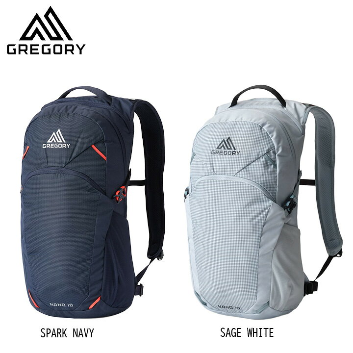 ★Gregory★ ＜サイズ＞ ・高さ：約51．1 CM ・長さ：約26．9 CM ・幅：約26．9 CM ・容量：18 L ・重量：約0．48 KG ・最大積載重量：約9．1 KG ・対応トルソー長：約35．6～53．3 CM ・対応ヒップ／ウエスト：約122 CMまで ＜仕様＞ ・対象：男女兼用 ・用途：デイハイキング、デイリーユース、アクティブトラベル ・メイン開口部：パネルオープン ・外側ポケット：3か所 ・開閉方式：ジッパー ・ハイドレーション対応 ・ヒップベルト付き ※他のグレゴリー商品はこちら ※モニターの見え方により画像の色と実物の色が若干異なる場合がございます。・当店でご購入された商品は、「個人輸入」としての取り扱いになり、アメリカから、あるいは日本の物流倉庫からお客様のもとへ直送されます。・通常の個人輸入の場合は関税、消費税、通関手数料等が別途請求される場合があります。しかし当店では、お客様が安心して購入できるように、当店がそれらの諸経費を支払いますので、別途請求されることはありません。・個人輸入される商品は、すべてご注文者自身の「個人使用・個人消費」が前提となります。ご注文された商品を第三者へ無償で贈答することはできますが、商用目的に転売することは法律で禁止されております。