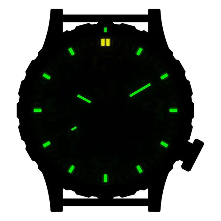 HAZARD4 ハザード4 HWD BLACKTIE WHITE GMT チタン トリチウム ダイバーズウォッチ 登山 ハイキン e-shopsmart-10053386 e-ShopSmart サンプル画像2