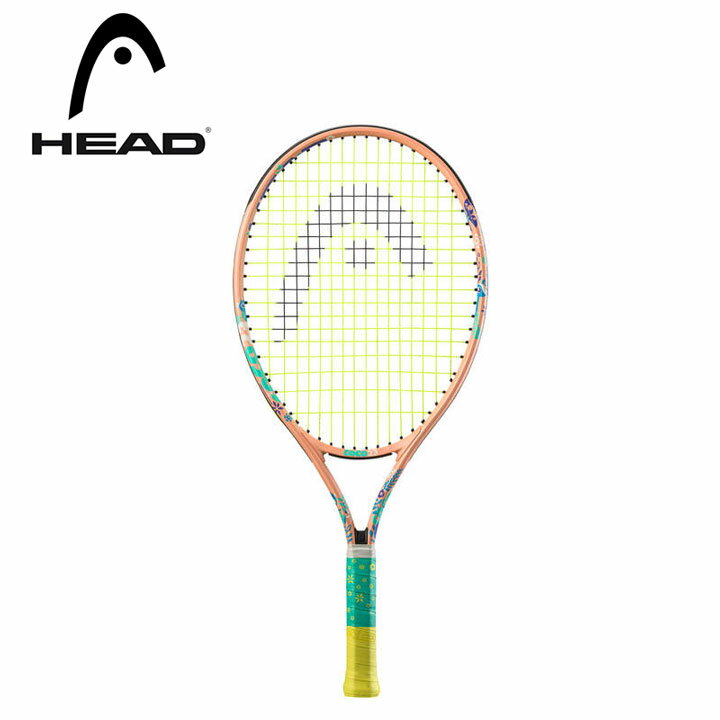 ★HEAD ヘッド★ COCO 23 ココ23 テニスラケット ストリングあり カラフルで鮮やかなデザインの 23 インチ COCO 23 TENNIS RACQUET は、テニスが初めての 6 歳から 8 歳のお子様に最適です。 HEAD アンバサダーのココ・ガウフにちなんで名付けられたこのラケットには、振動を低減する Damp+ インサートが付属しています。ラケットのカラフルなヘッダーカードは動物のデザインでマスクとして着用でき、ラケットにはステッカーも付いています。 【重量】：215 g (ストリングなしの状態) 【ヘッドサイズ】：630 cm 平方センチメートル 【長さ】：585 mm 【バランス】：280 mm ※その他テニス商品はこちら※ ※その他ヘッド商品はこちら※ ※モニターの見え方により画像の色と実物の色が若干異なる場合がございます。・当店でご購入された商品は、「個人輸入」としての取り扱いになり、アメリカから、あるいは日本の物流倉庫からお客様のもとへ直送されます。・通常の個人輸入の場合は関税、消費税、通関手数料等が別途請求される場合があります。しかし当店では、お客様が安心して購入できるように、当店がそれらの諸経費を支払いますので、別途請求されることはありません。・個人輸入される商品は、すべてご注文者自身の「個人使用・個人消費」が前提となります。ご注文された商品を第三者へ無償で贈答することはできますが、商用目的に転売することは法律で禁止されております。