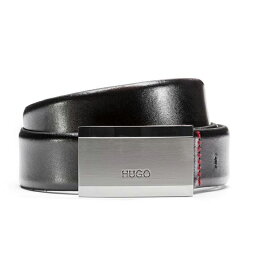 ボスヒューゴボス 【日本未発売】ヒューゴボス Hugo Boss ベルトLogo-engraved belt ロゴ　レザー