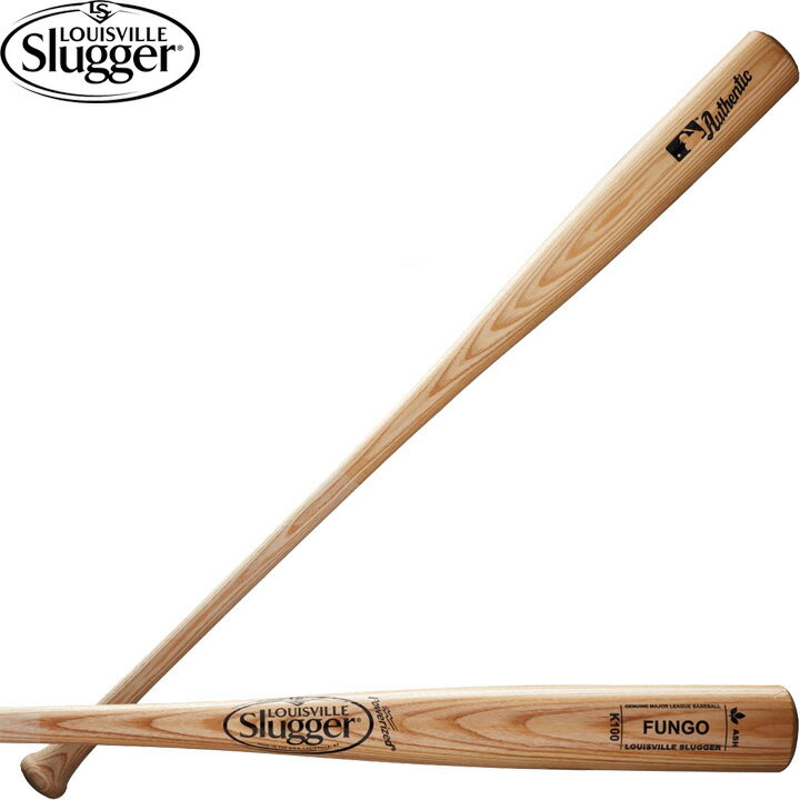 【USA物】 ルイビルスラッガー 野球ノックバット K100 木製 アッシュ ルイスビル ノック Louisville Slugger