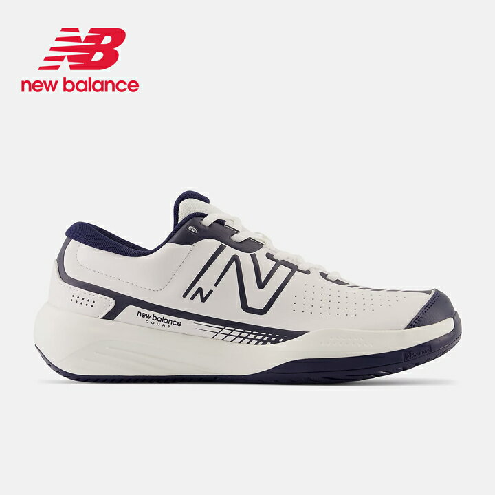 ニューバランス New Balance メンズテニスシューズ 696v5 ホワイト 運動靴 スポーツ アクティビティ カジュアル