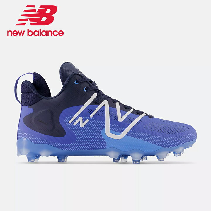 ニューバランスNew Balance ラクロスシューズ FreezeLX v4 ブルー Dワイド ラクロス 野球 野球でも使用可 ユニセックス スポーツ 運動 ..