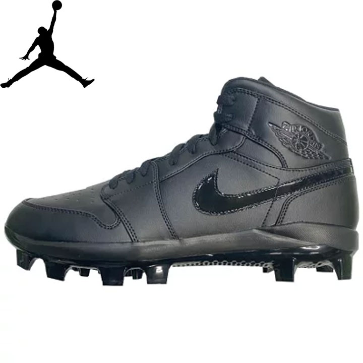 【日本未発売 】 ナイキ ジョーダン Nike Jordan 1 野球 ポイントスパイク スタッドスパイク 大人用 一般用 メンズ Jordan 1 Retro MCS ブラック AV5354 002