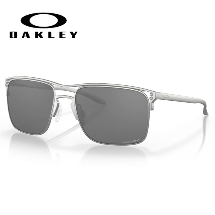 【送料無料】 オークリー Oakley ホルブルック Holbrook TI レギュラーフィット 調整可能なノーズパッド Satin Chrome フレーム/Prizm Black レンズ oo6048-0157