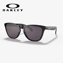 【送料無料】 オークリー Oakley フFrogskins フロッグスキン ローブリッジフィット Polished Black フレーム/ Prizm Grey レンズ OO9245-7554 アジアフィット (ASIA FIT)