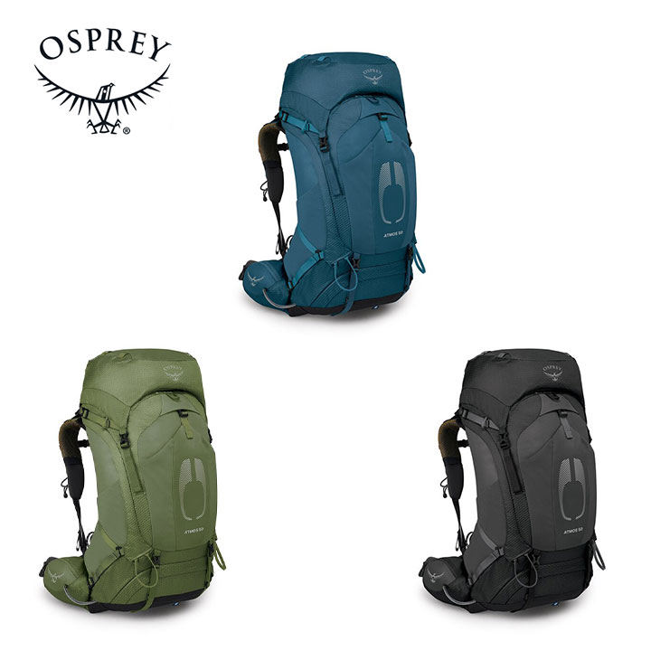 Osprey オスプレー Atmos AG 50 アトモス AG 50 S/M バックパック リュックサック バッグ アウトドア 登山 長距離 ハイキングトレッキング キャンプ 大容量 グランピング フェス