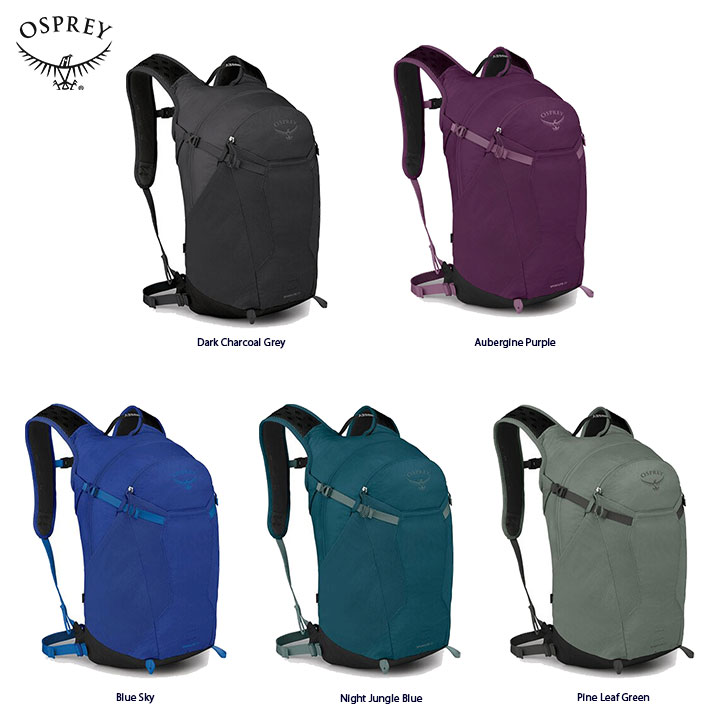 Osprey オスプレー SPORTLITE 20 スポートライト 20 バックパック リュックサック バッグ アウトドア 登山 ハイキングトレッキング キャンプ 大容量 グランピング 10004549 10004077 10003577 10004079 10004078