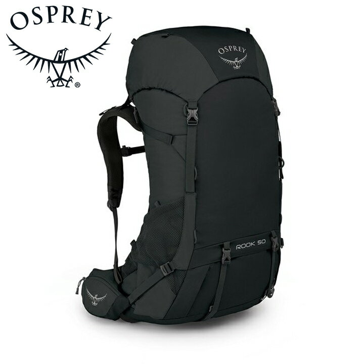 Osprey オスプレー Rook 50 ルーク 50 Black ブラック リュック バックパック バッグ トレッキングパック トレッキング アウトドア 登山用 長距離 ハイキング