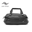 ピークデザイン Peak Design トラベルダッフル 35L ブラック TRAVEL DUFFEL 35L Black バッグ バックパック リュック 3ウェイ 旅行 アウトドア 大容量 小物 収納 101287