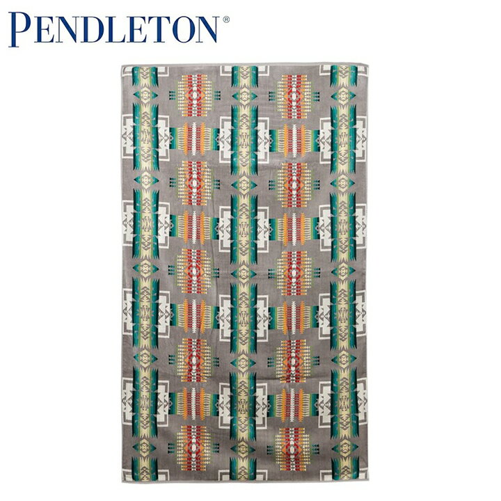 PENDLETON ペンドルトン ブランケット タオルブランケット PENDLETON XB233 ジャガードタオル スパタオル 101x177cm Chief Joseph Grey 51108 大判 送料無料 グレータオルケット