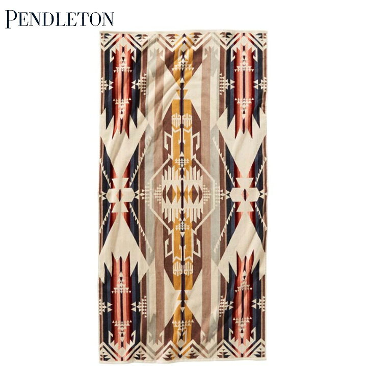 ★PENDLETON★ 商品詳細 鮮やかなカラーが洗濯を重ねても美しく保たれる、コットンベロア素材のビッグサイズタオルです。片面はシャーリング加工でなめらかで柔らかな肌触り、もう片面はループパイル仕様で優れた吸水性を実現。ビーチやホットタブ、プールで快適に使える、贅沢な一枚です。 サイズ：約102 × 178 cm（40 × 70インチ） 素材：綿100％ ※その他PENDLETON商品はこちら※ ※モニターの見え方により画像の色と実物の色が若干異なる場合がございます。 ・当店でご購入された商品は、「個人輸入」としての取り扱いになり、アメリカから、あるいは日本の物流倉庫からお客様のもとへ直送されます。 ・通常の個人輸入の場合は関税、消費税、通関手数料等が別途請求される場合があります。 しかし当店では、お客様が安心して購入できるように、当店がそれらの諸経費を支払いますので、別途請求されることはありません。 ・個人輸入される商品は、すべてご注文者自身の「個人使用・個人消費」が前提となります。ご注文された商品を第三者へ無償で贈答することはできますが、商用目的に転売することは法律で禁止されております。