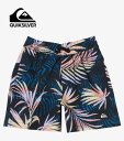 Quiksilver クイックシルバー Boys 2-7 Surfsilk Mix 12 Volleys 男の子用水着 ショートパンツ アウトドア 遊び シンプル かわいい ナチュラル おしゃれ