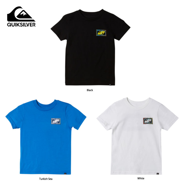 Quiksilver クイックシルバー Boys 2-7 Echoed Beat T-Shirt 男の子用Tシャツ 半袖 アウトドア 遊び シンプル かわいい ナチュラル おしゃれ