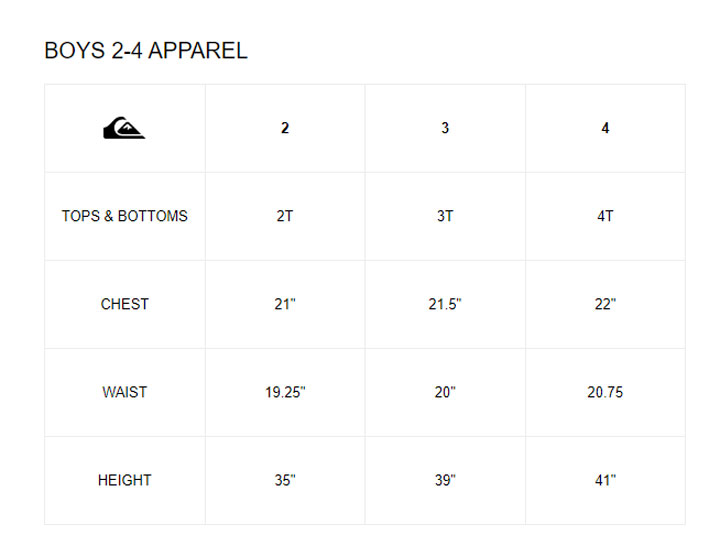 Quiksilver クイックシルバー Boys 2-7 Everyday 13" Volleys 男の子用ショートパンツ 短パン アウトドア 遊び シンプル かわいい ナチュラル おしゃれ