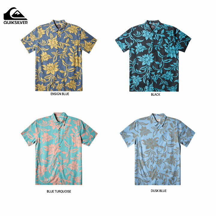 Quiksilver クイックシルバー Waterman Every Weekend Short Sleeve Shirt メンズシャツ 半袖シャツ アウトドア 遊び シンプル かわいい ナチュラル おしゃれ