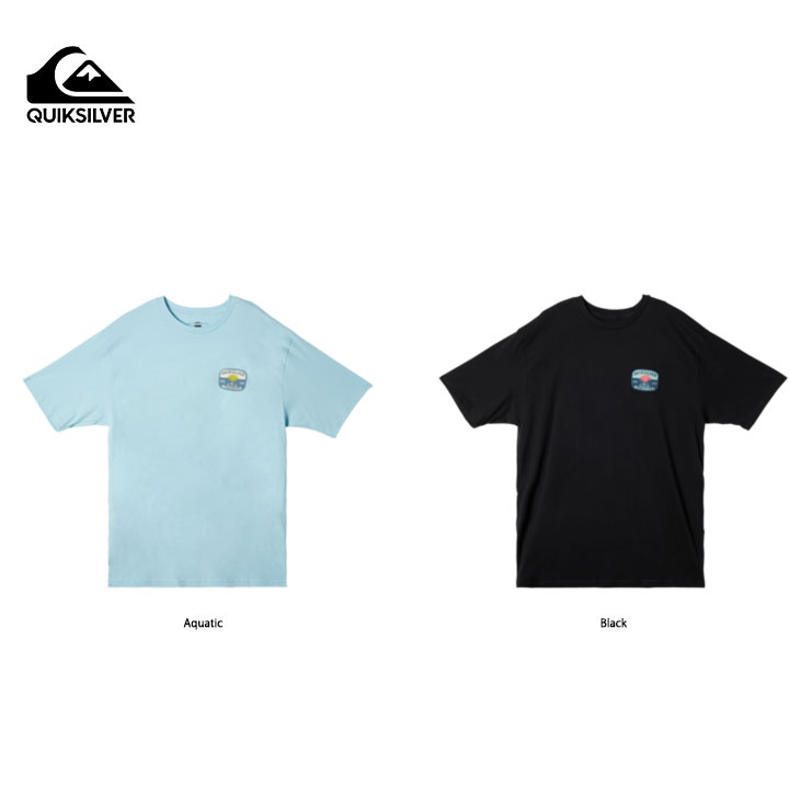 Quiksilver クイックシルバー Waterman Lava Lamp T-Shirt メンズシャツ 半袖シャツ アウトドア 遊び シンプル かわいい ナチュラル おしゃれ