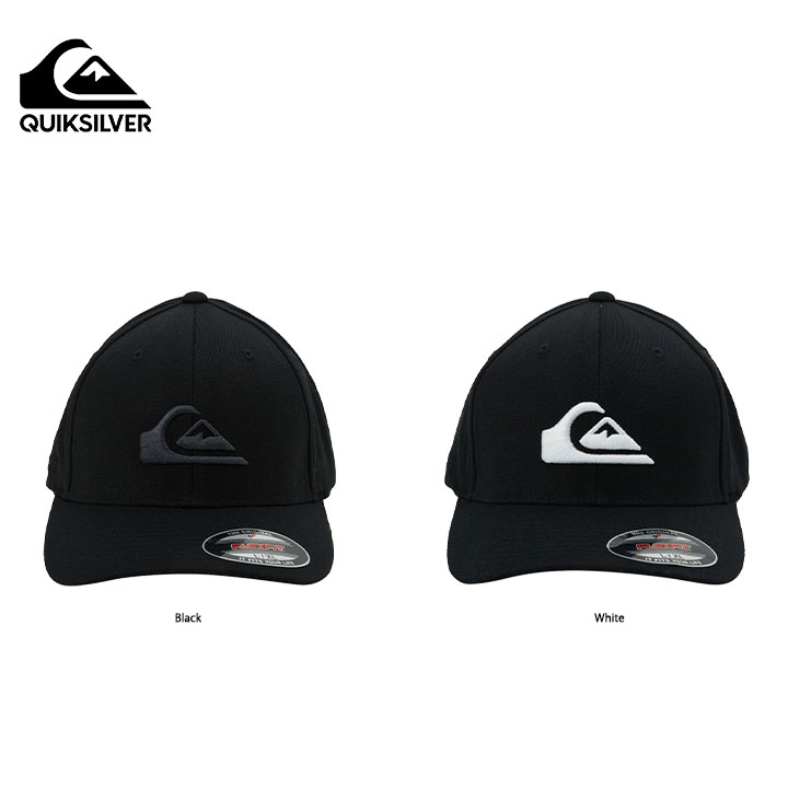 楽天e-ShopSmartQuiksilver クイックシルバー Mountain And Wave Flexfit Hat メンズキャップ 帽子 アウトドア 遊び シンプル ナチュラル おしゃれ